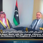 الباعور يلتقي القائم بأعمال سفارة المملكة العربية السعودية El-Baour Meets with the Chargé d’Affaires of the Embassy of the Kingdom of Saudi Arabia