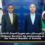 الباعور يستقبل سفير جمهورية الصومال الاتحادية El-Baour Receives the Ambassador of the Federal Republic of Somalia