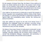 Statement on the Occasion of African Union Day
