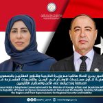 الباعور يجري اتصالا هاتفيا مع وزيرة الخارجية وشؤون المغتربين بالجمهورية اليمنية El-Baour Holds a Telephone Conversation with the Minister of Foreign Affairs and Expatriate Affairs of the Republic of Yemen